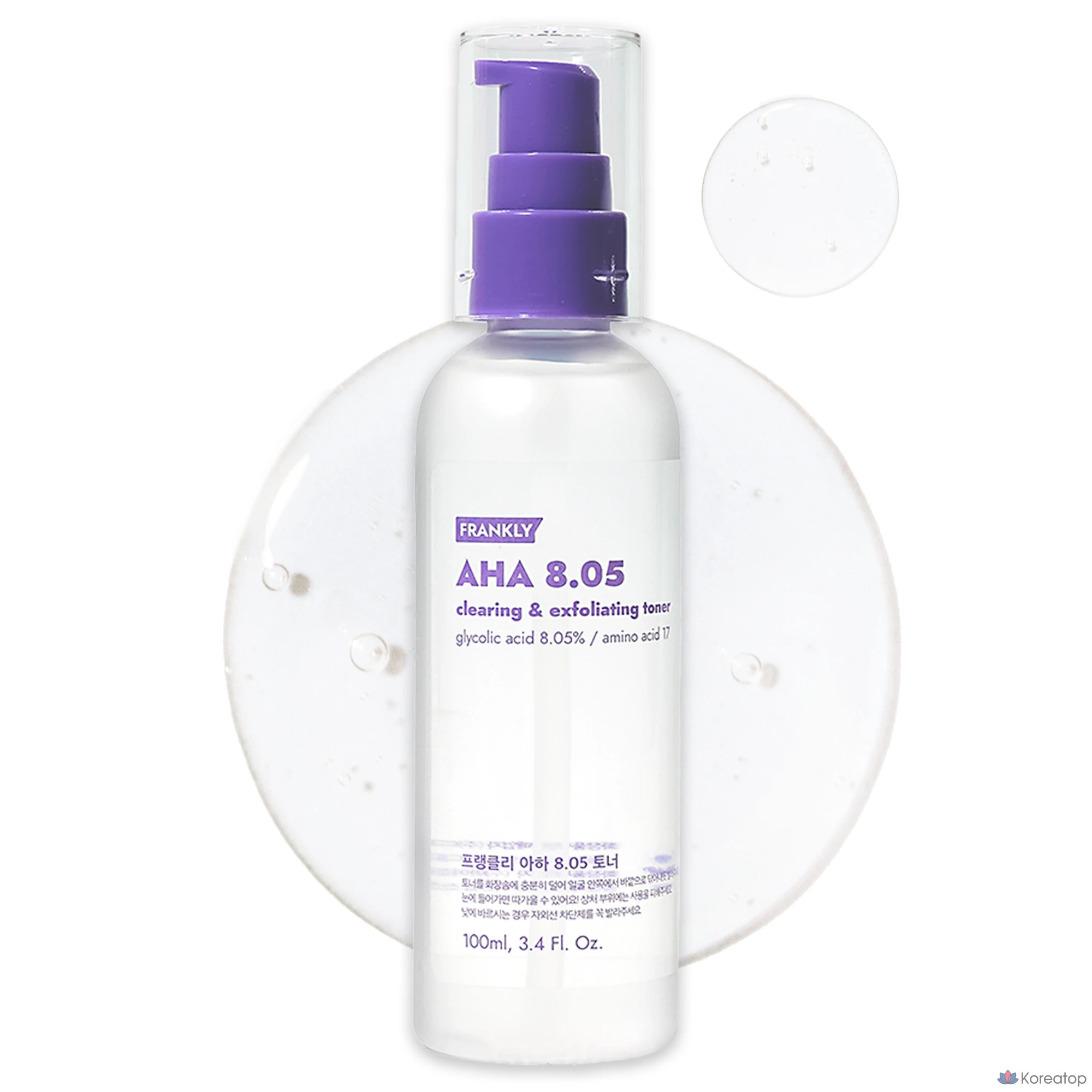 Тонер Frankly AHA 8.05% Peeling Toner, 100 мл, 1 шт.