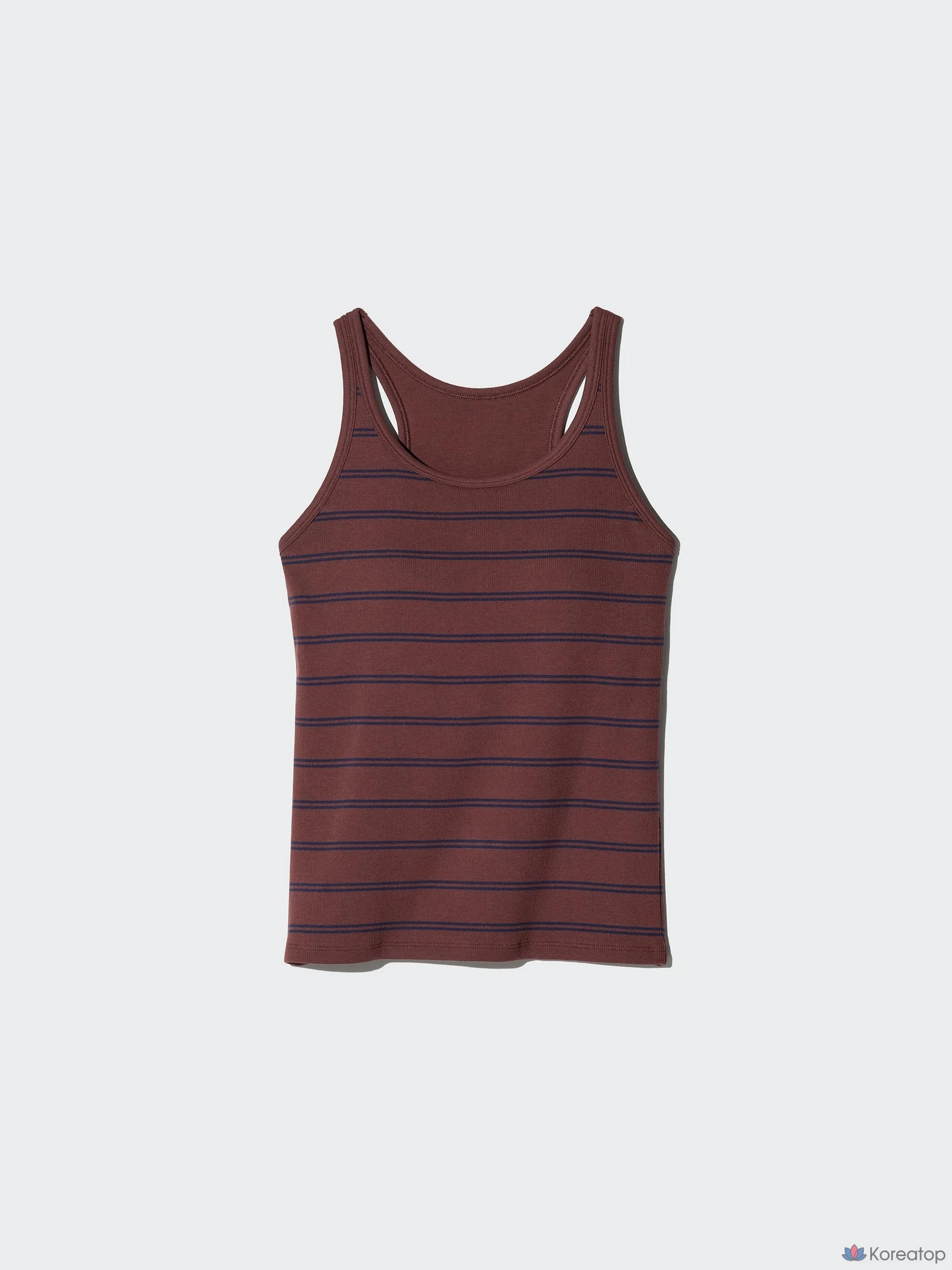 Бра-топ Uniqlo Racerback Bra Top, в полоску