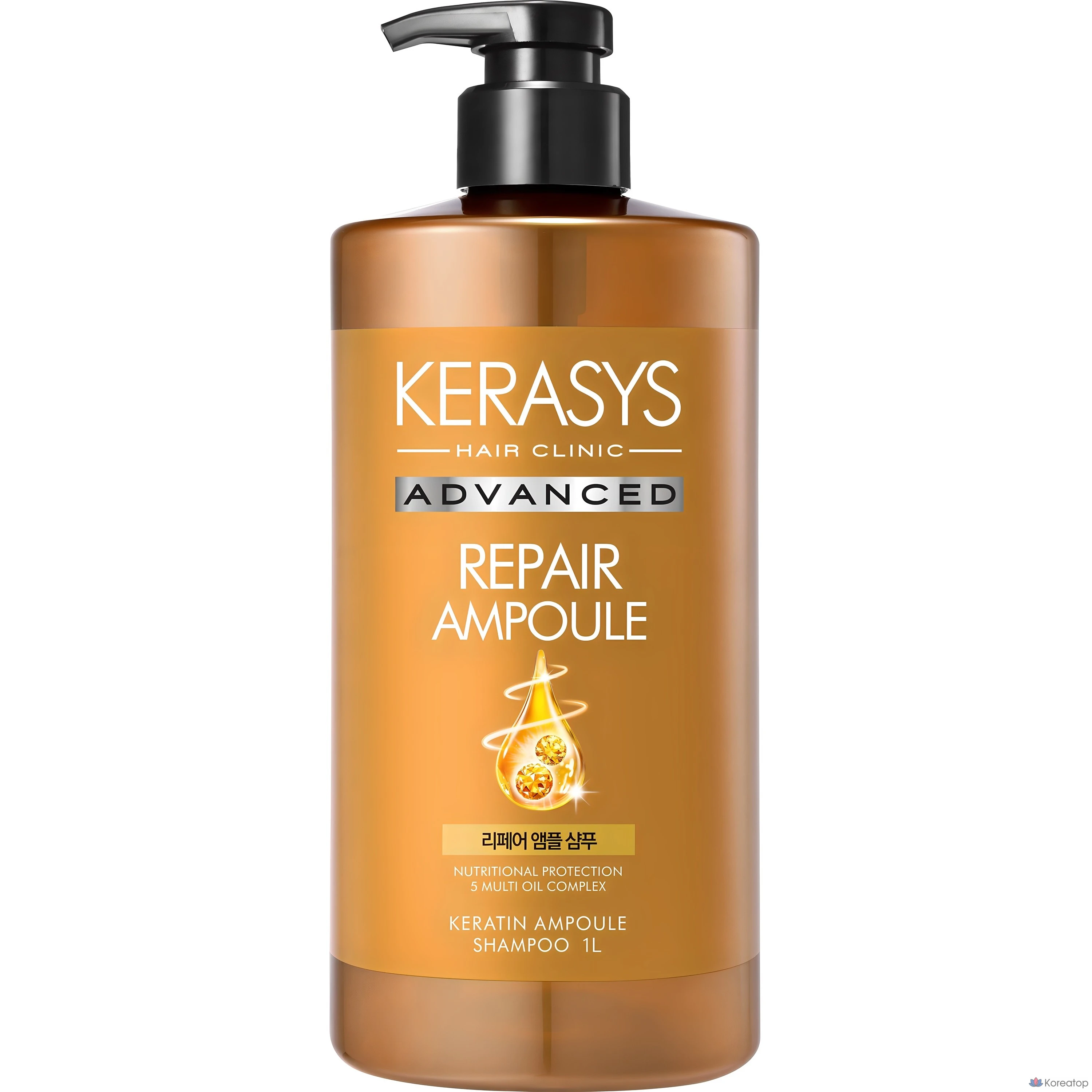 Шампунь KeraSys Advanced Repair Ampoule Shampoo, 1 л, 1 шт.