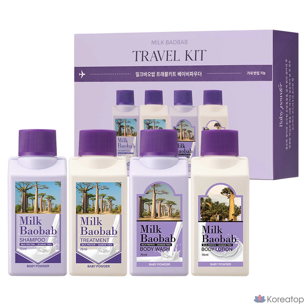 Набор для ухода Milk Baobab Baby Powder Travel Kit, 1 шт.