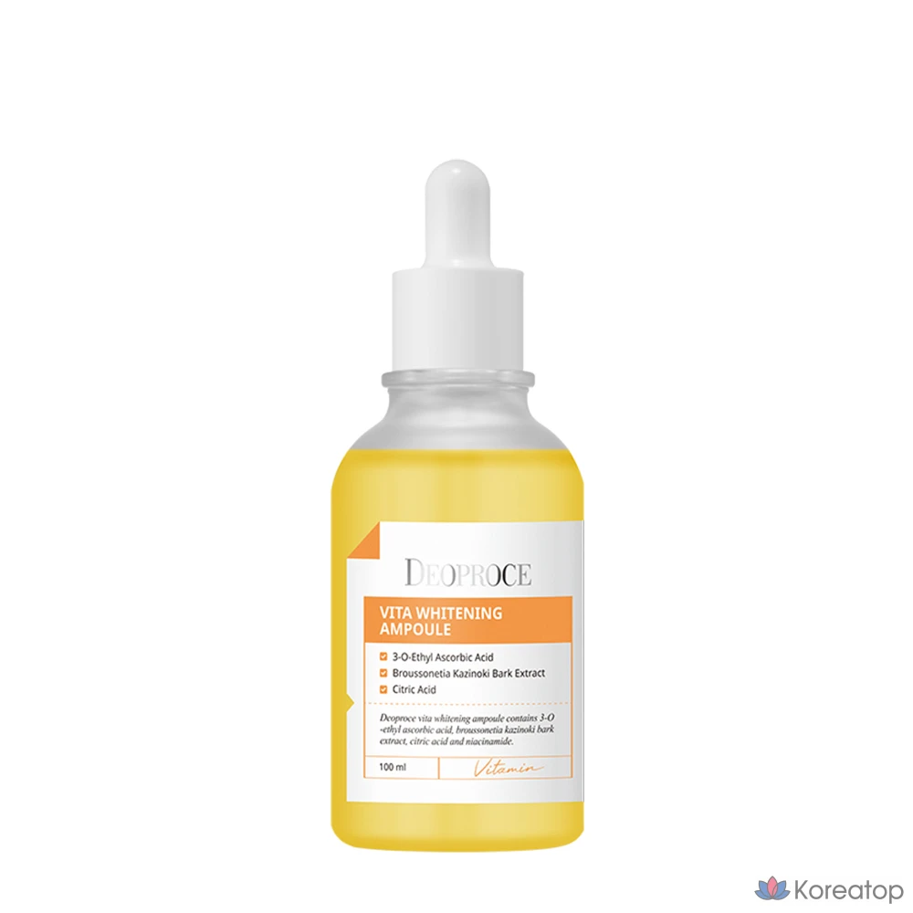 Ампульная сыворотка Deoproce Vita Whitening Ampoule, 100 мл, 1 шт.