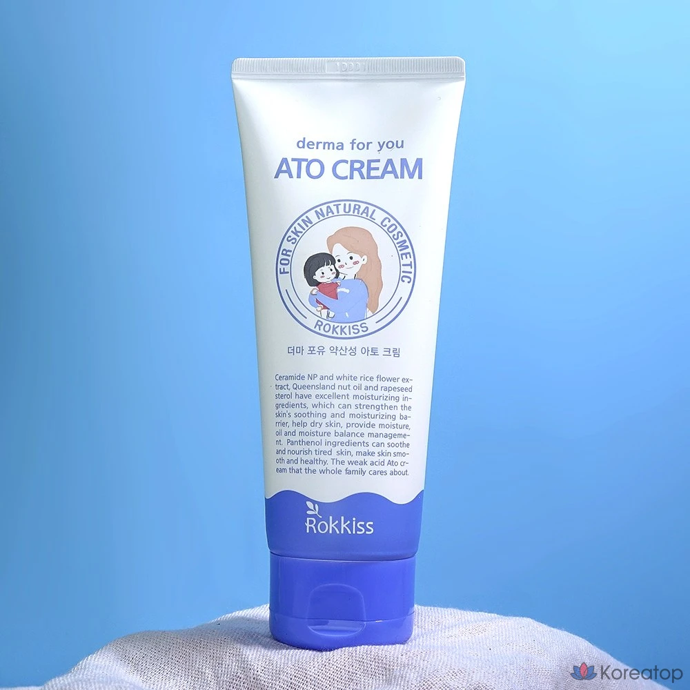 Крем для лица Rokkiss Derma For U Low pH Ato Cream, 150 мл, 1 шт.
