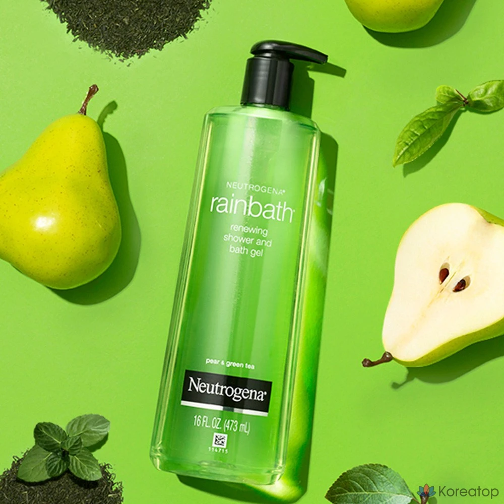 Гель для душа Neutrogena Rainbath Green Tea &amp; Pear Body Wash, 473 мл, 1 шт.
