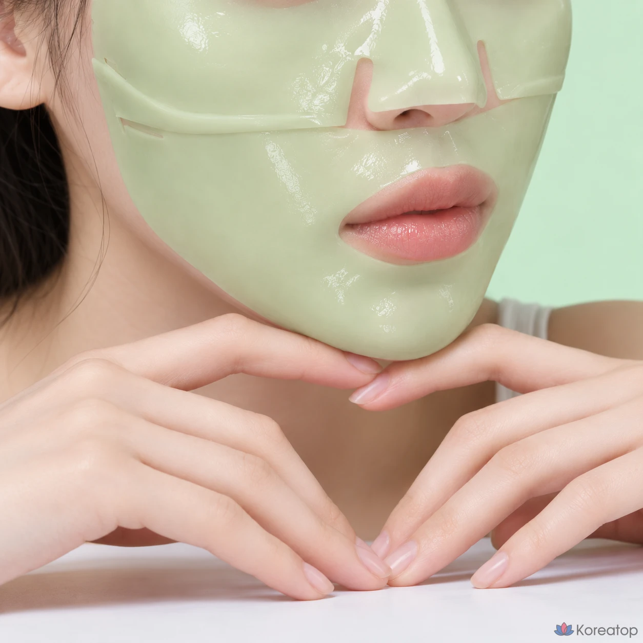 Гелевая маска для лица Re:cipe Cica Deep Hydro Calming Gel Mask, 40 шт., фото 2