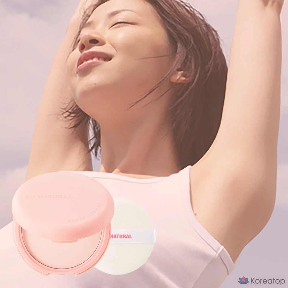 Пудра для тела So Natural Peach Peach Deofact Powder Type, 10 г, 1 шт.