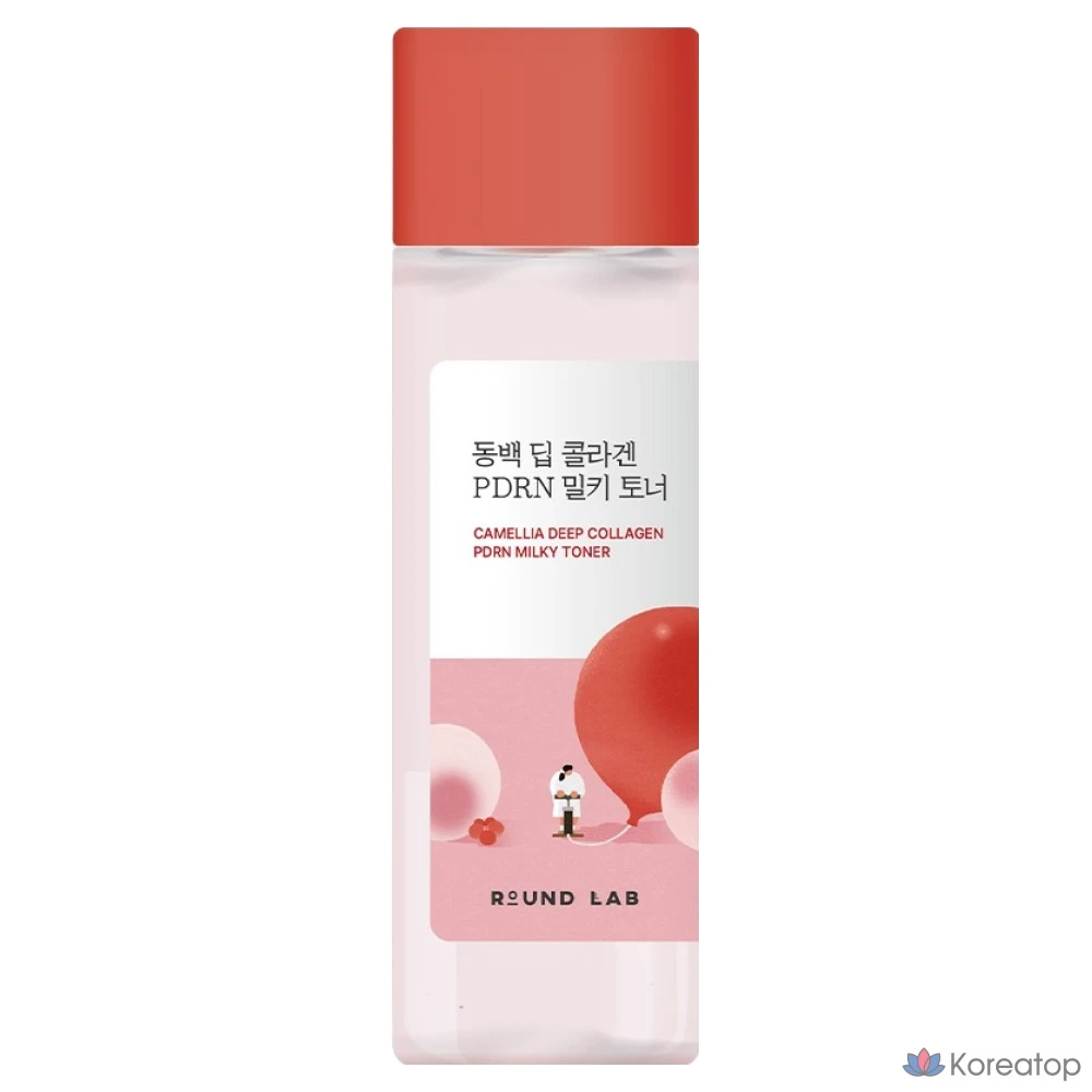 Тонер Round Lab Camellia Deep Collagen PDRN Milky Toner, 150 мл, 1 шт.