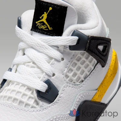 Кроссовки детские Jordan 4 Retro, Tour Yellow