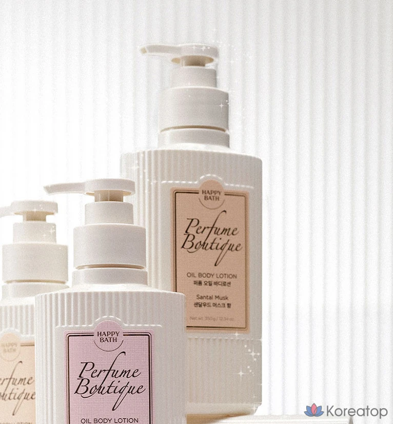 Масло для тела Happy Bath Perfume Boutique Oil Body Lotion Sandalwood Musk, 350 г, 1 шт.