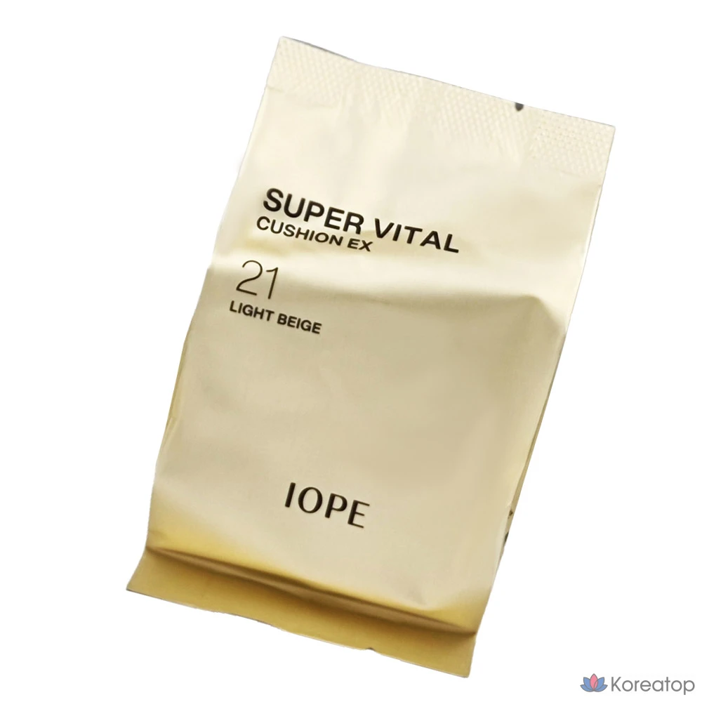 Кушон IOPE Supervital Cushion Foundation Refill, оттенок 21, 16 г, 1 шт., фото 3