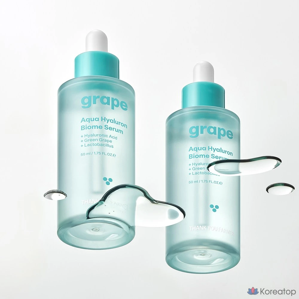Сыворотка Thank You Farmer Grape Aqua Biome Serum, 50 мл, 1 шт.