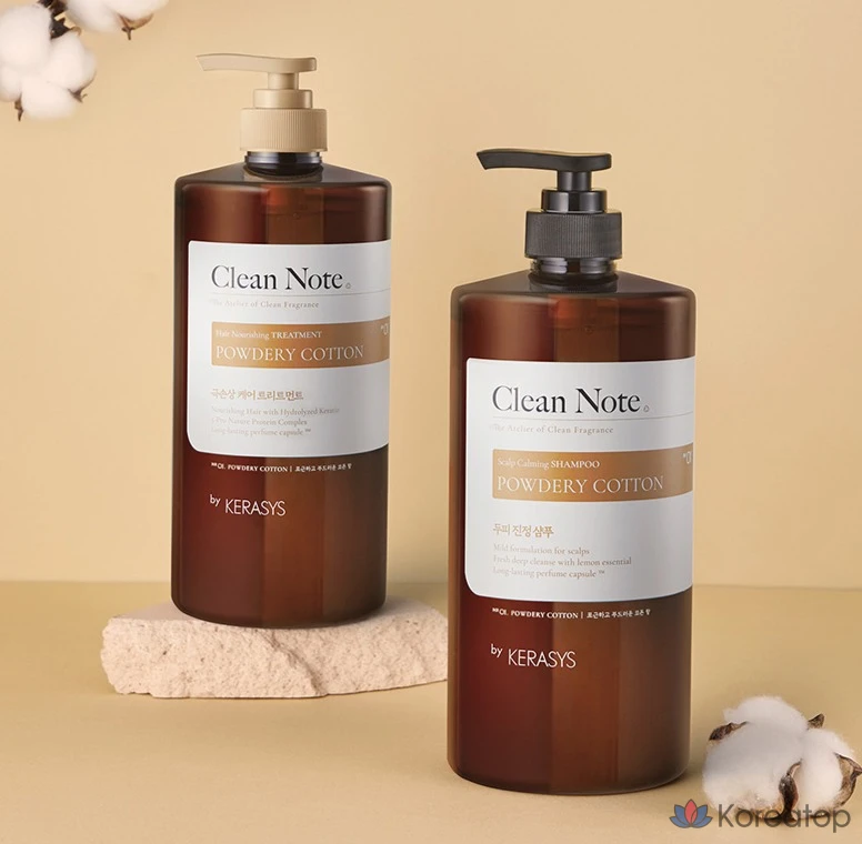 Средство для ухода за чистым хлопком Kerasis Clean Note, 1 л, 1 шт
