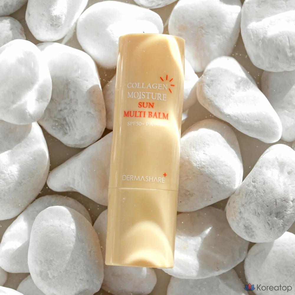 Солнцезащитный бальзам Dermashare Collagen Moisture Sun Multi Balm SPF50+ PA++++, 11 г, 1 шт.