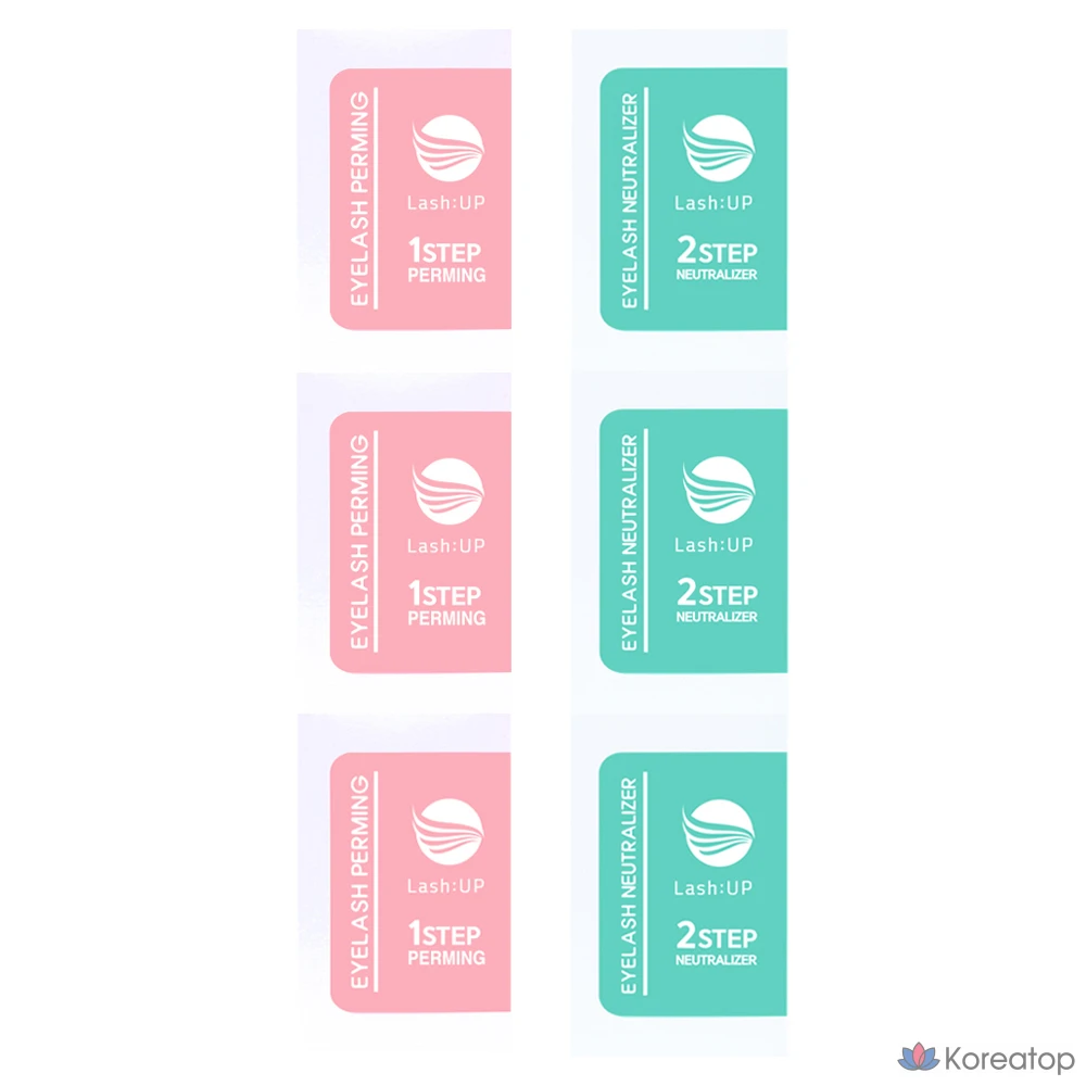 Набор для ухода Lash:Up Lash Brow Perm Step 1 + Step 2 Set, 30 шт.