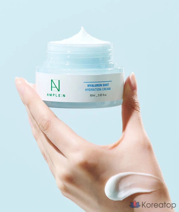 Увлажняющий крем AMPLE:N Hyaluron Shot Moisture Cream, 60 мл, 1 шт., фото 7