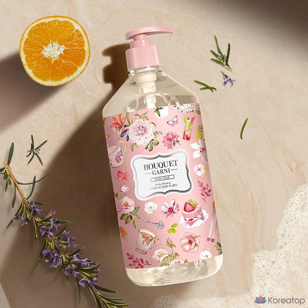 Гель для душа Bouquet Garni Fragranced Body Wash White Musk, 1 л, 1 шт.