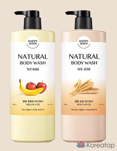 Гель для душа Happy Bath Natural Really Moisturizing Body Wash Fruity Scent, 900 г, 1 шт., фото 6