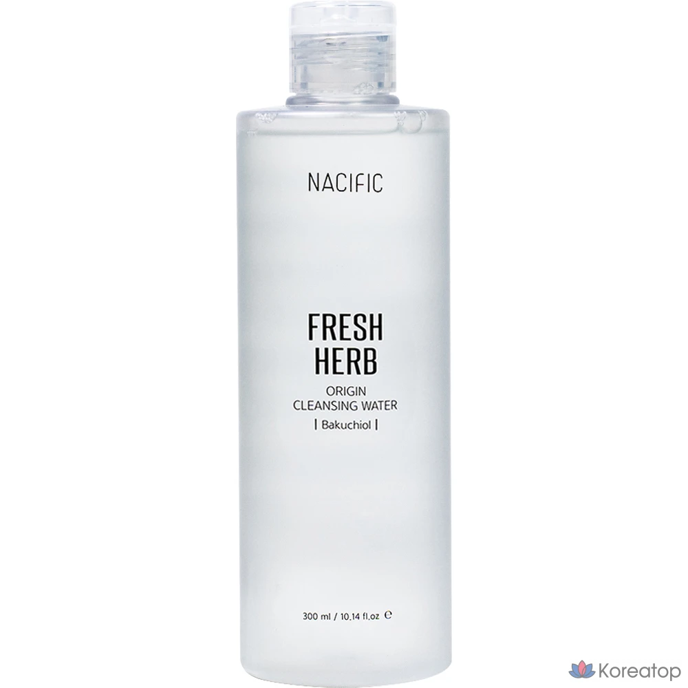 Гидрофильное масло NACIFIC Fresh Herb Origin Cleansing Water Bakuchiol, 300 мл, 1 шт.
