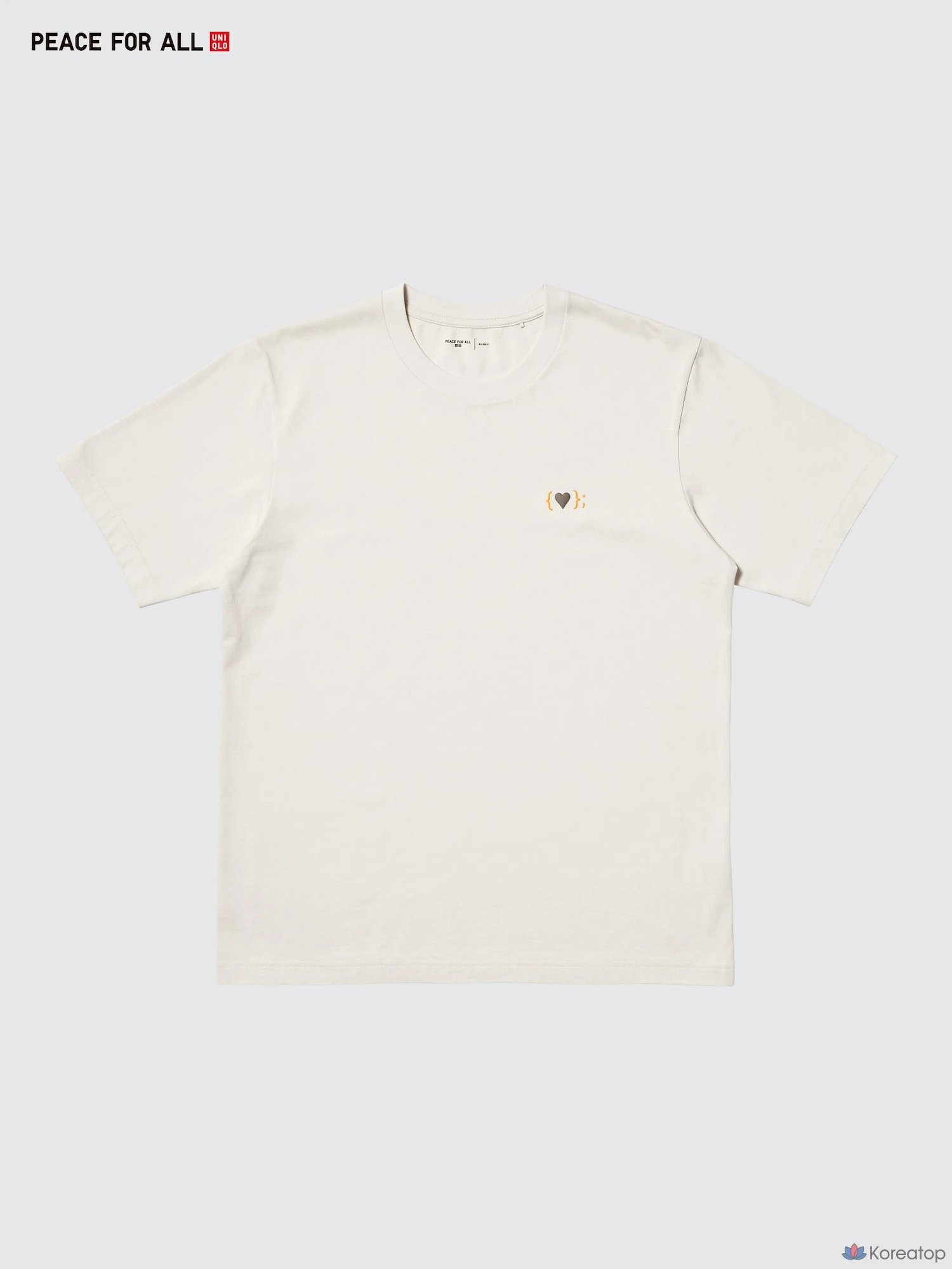 Футболка Uniqlo PEACE FOR ALL Graphic T-Shirt Regular Fit Akamai