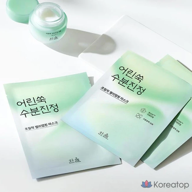 Тканевая маска для лица HANYUL Artemisia Soothing Moisture Wrapping Mask, 23 г, 1 шт.
