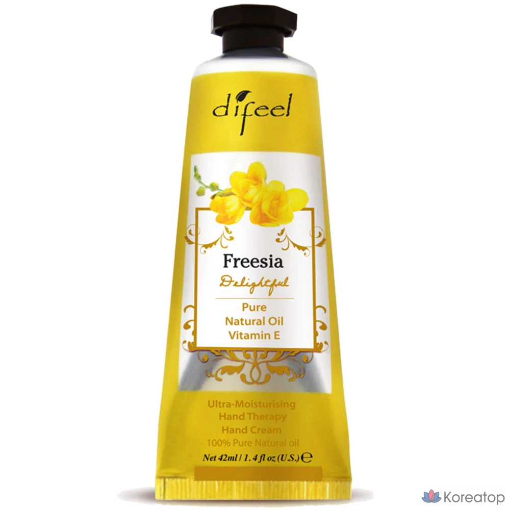 Крем для рук Difeel Nature Hand Cream Freesia, 42 мл, 1 шт.