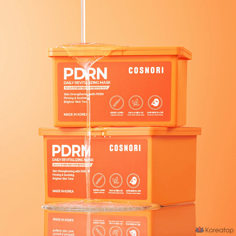 Тканевая маска для лица Cosnori PDRN Daily Revitalizing Mask, 350 мл, 30 шт.