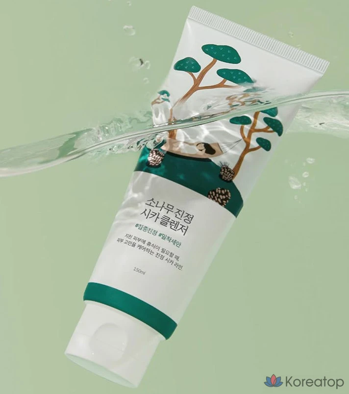 Очищающее средство Round Lab Pine Calming Cica Cleanser, 150 мл, 1 шт.