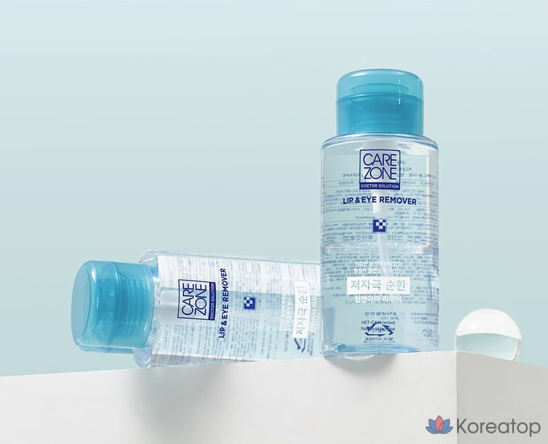 Бальзам для снятия макияжа Carezone Sensitive Lip & Eye Remover, 300 мл, 1 шт., фото 6