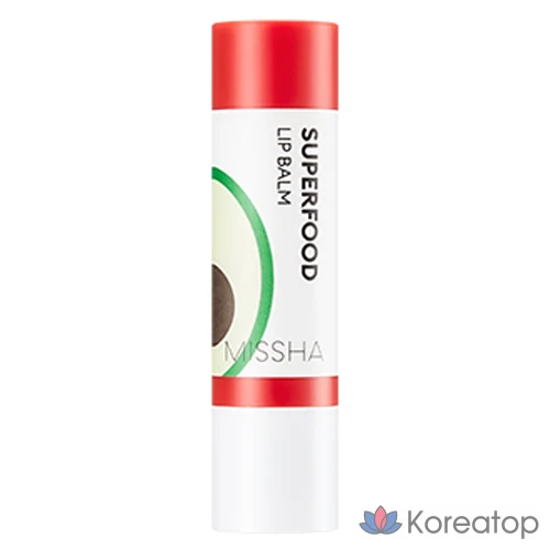 Бальзам для губ Missha Superfood Avocado Moisture Lip Balm, 3.2 г, 1 шт.