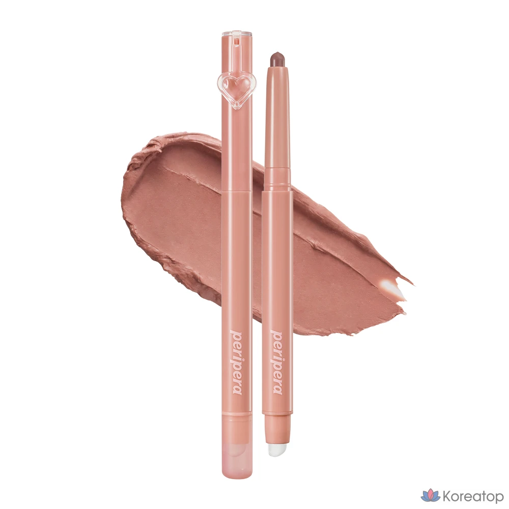 Карандаш для губ Heart Percent Puppy Plumping Due Lip Pencil, оттенок 04 Almond Beige, 1 шт.