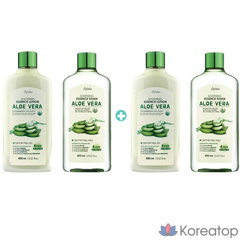 Набор для ухода Esfolio Aloe Vera Soothing Essence Toner+Lotion Set, 2 шт.