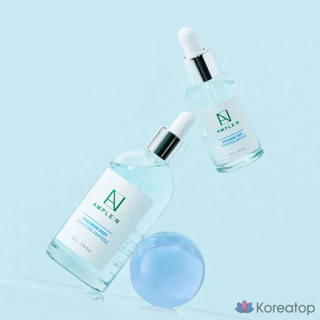 Ампульная сыворотка AMPLE:N Hyaluron Shot Moisture Ampoule, 100 мл, 1 шт., фото 7