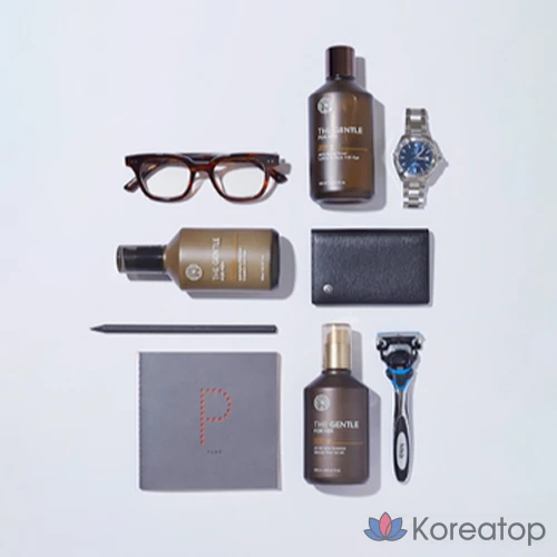 Набор для ухода The Face Shop The Gentle For Men Anti-Aging 2-piece Set, 3 шт., фото 7