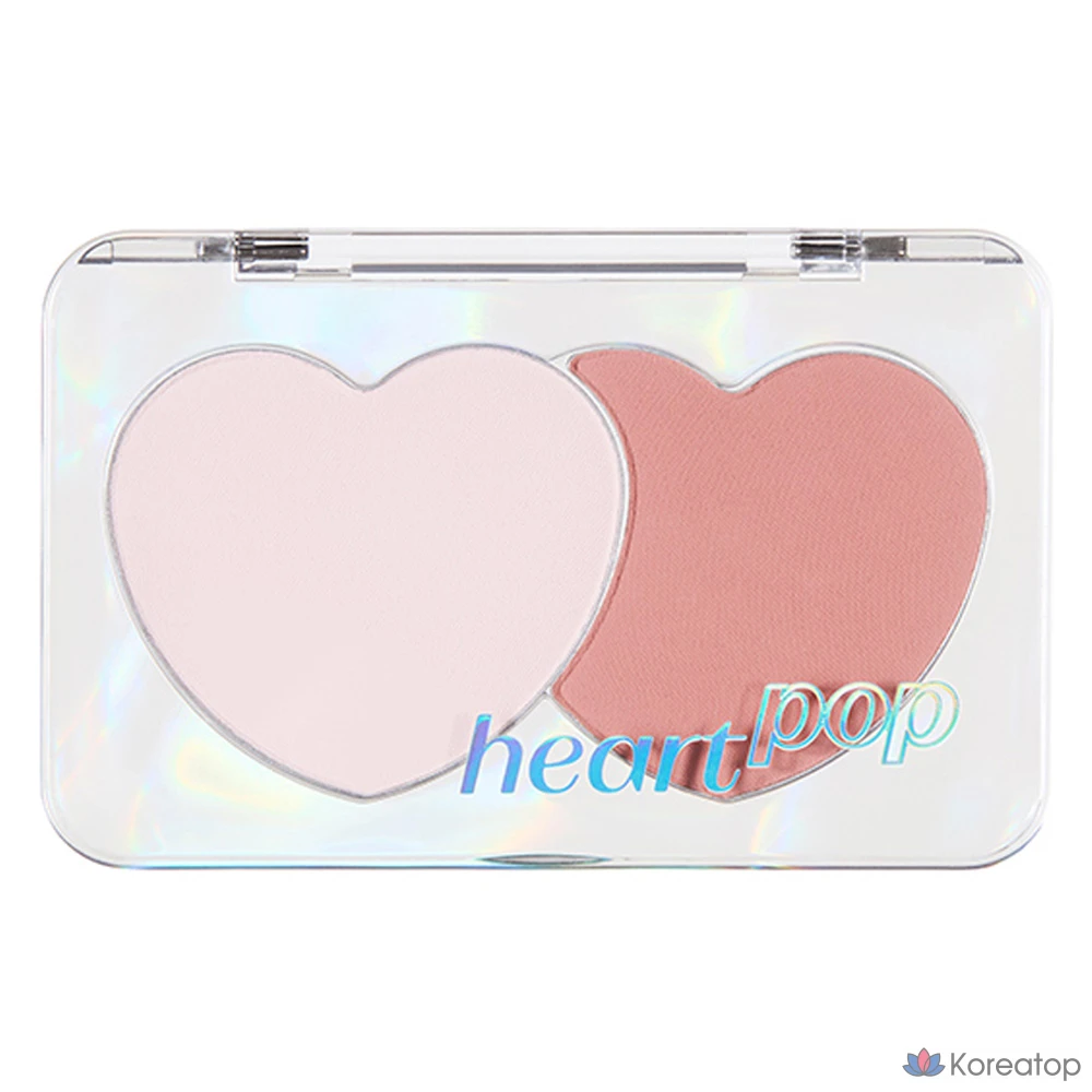Блушер Etude House Heart Pop Duo Blusher, оттенок N.B.B. Bloomer Petal, 7.5 г, 1 шт.