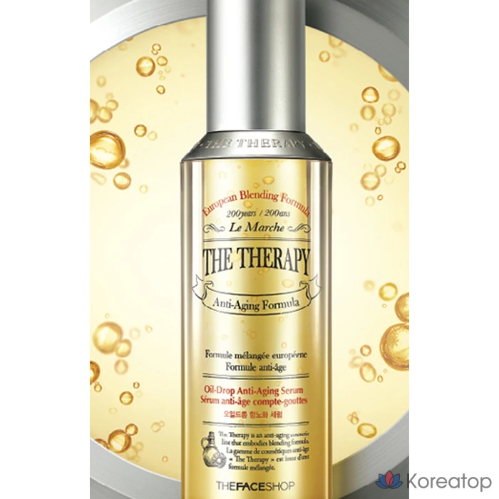 Сыворотка The Face Shop The Therapy Oildrop Anti-Aging Serum, 45 мл, 1 шт.