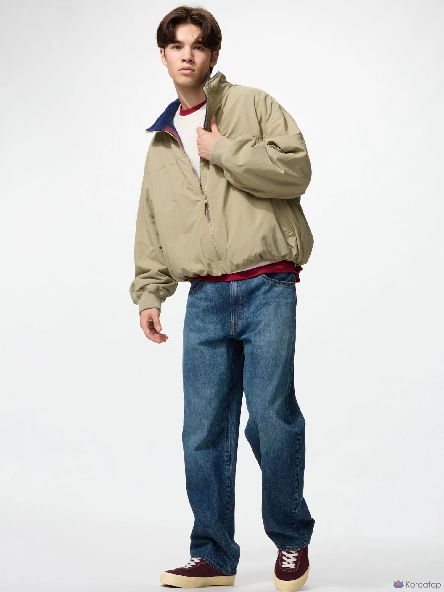Блузон Uniqlo Fleece Stand Blouson