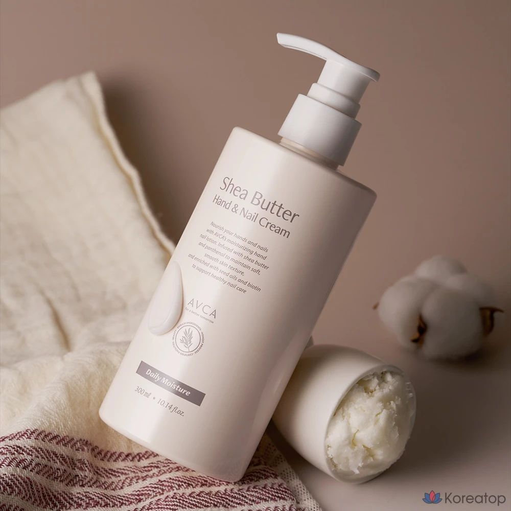 Крем для рук и ногтей AVCA Shea Butter Daily Moisture, 300 мл, 1 шт.