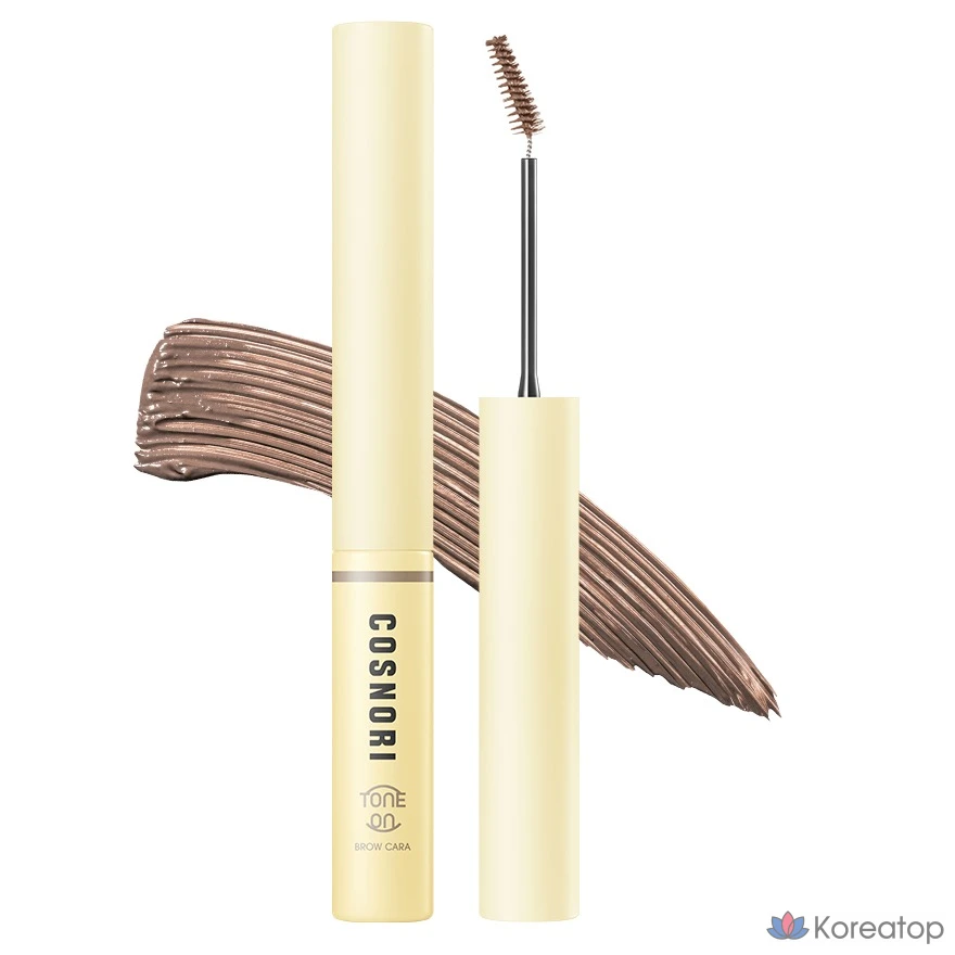 Тушь для бровей Cosnori Tone-On Waterproof Brow Cara, оттенок 04 Ash Taupe, 3 г, 1 шт.