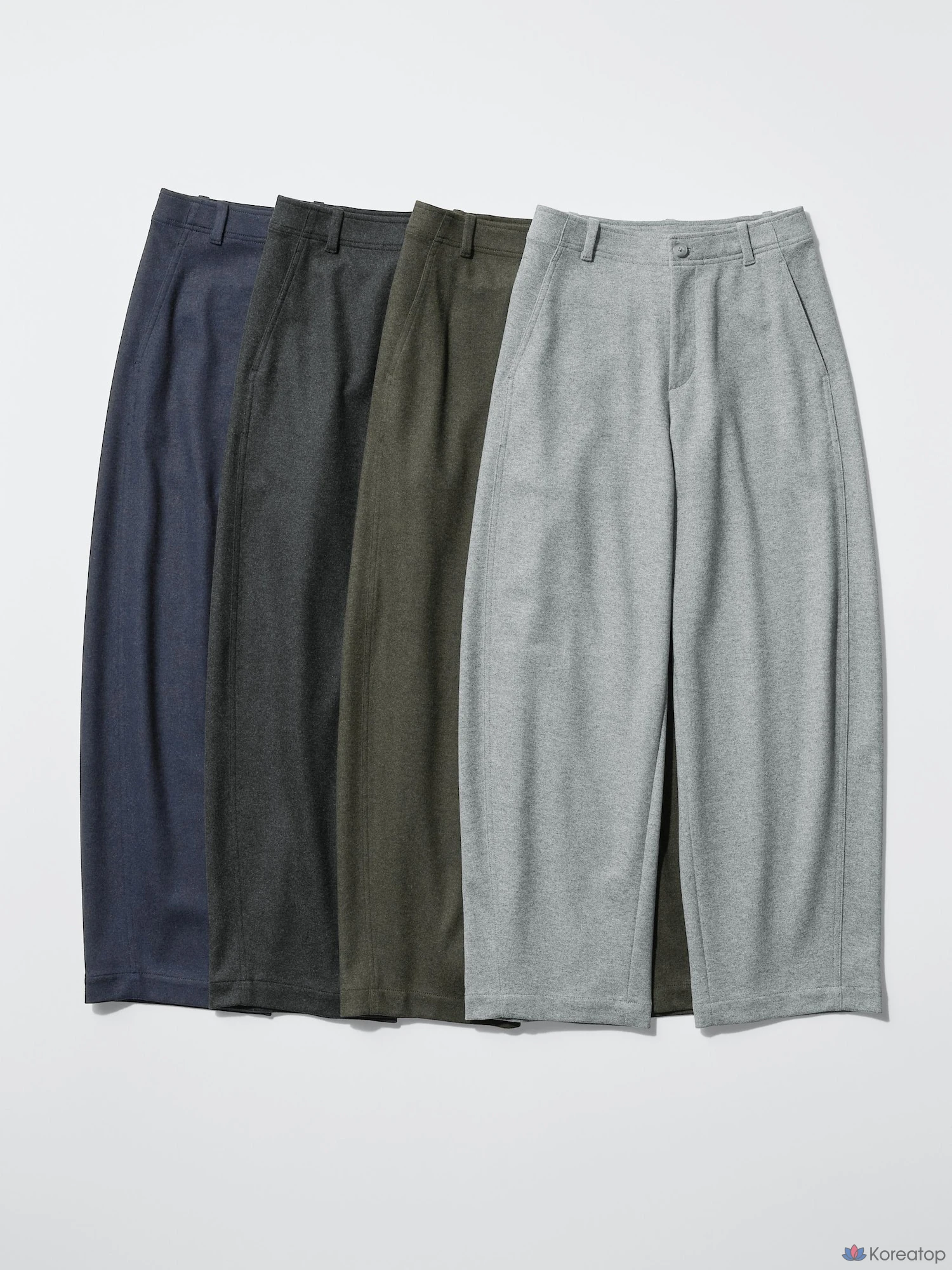 Брюки Uniqlo Brushed Jersey Barrel Leg Pants, длина 70–74 см