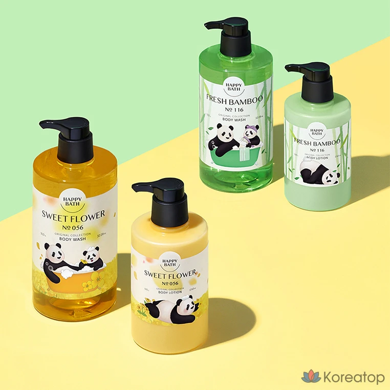 Гель для душа Happy Bath Bao Family Original Collection Fresh Bamboo, 910 мл, 1 шт.