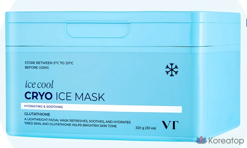 Тканевая маска для лица VT Cosmetics Cryo Ice Mask, 30 шт.