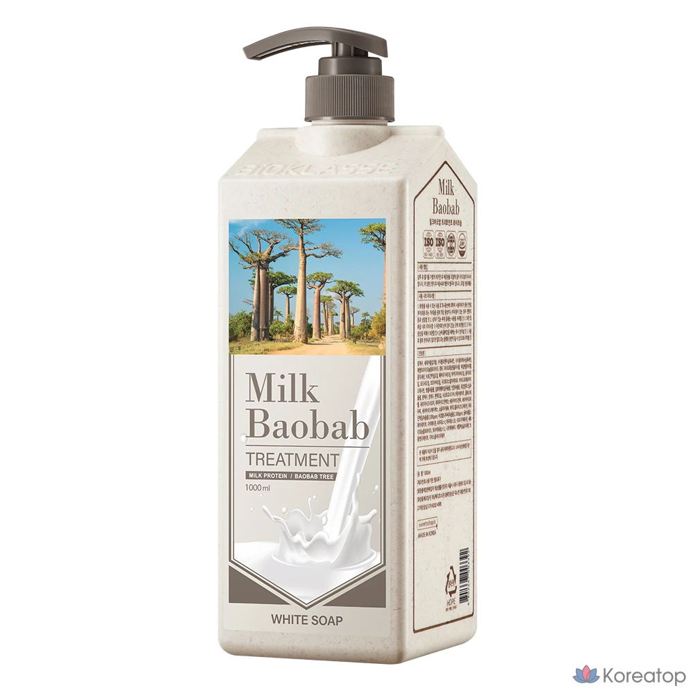Триатмент-шампунь Milk Baobab Treatment White Soap, 1 л, 1 шт.