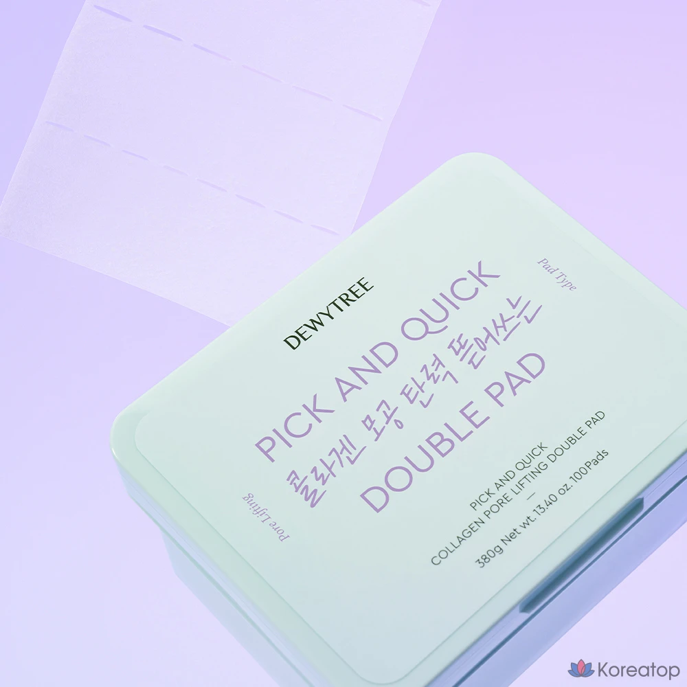 Пэды Dewytree Pick and Quick Collagen Pore Elasticity, 380 г, 100 шт.