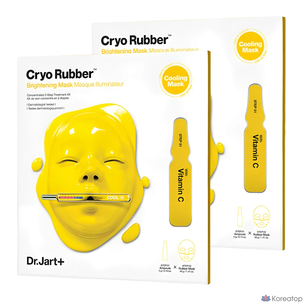 Тканевая маска для лица Dr. Jart+ Cryo Rubber Brightening Mask, 2 шт.