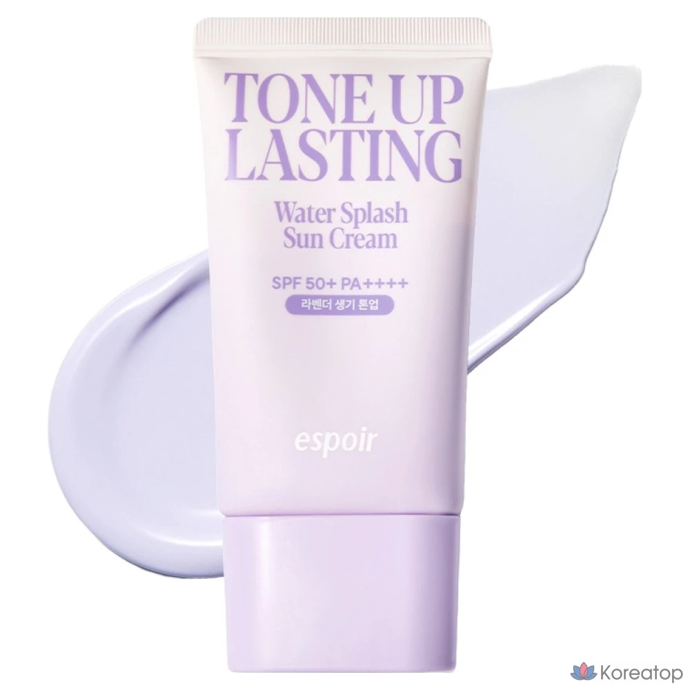 Солнцезащитный крем Espoir Water Splash Tone-up Lasting Sun Cream SPF50+ PA++++, 50 мл, 1 шт.