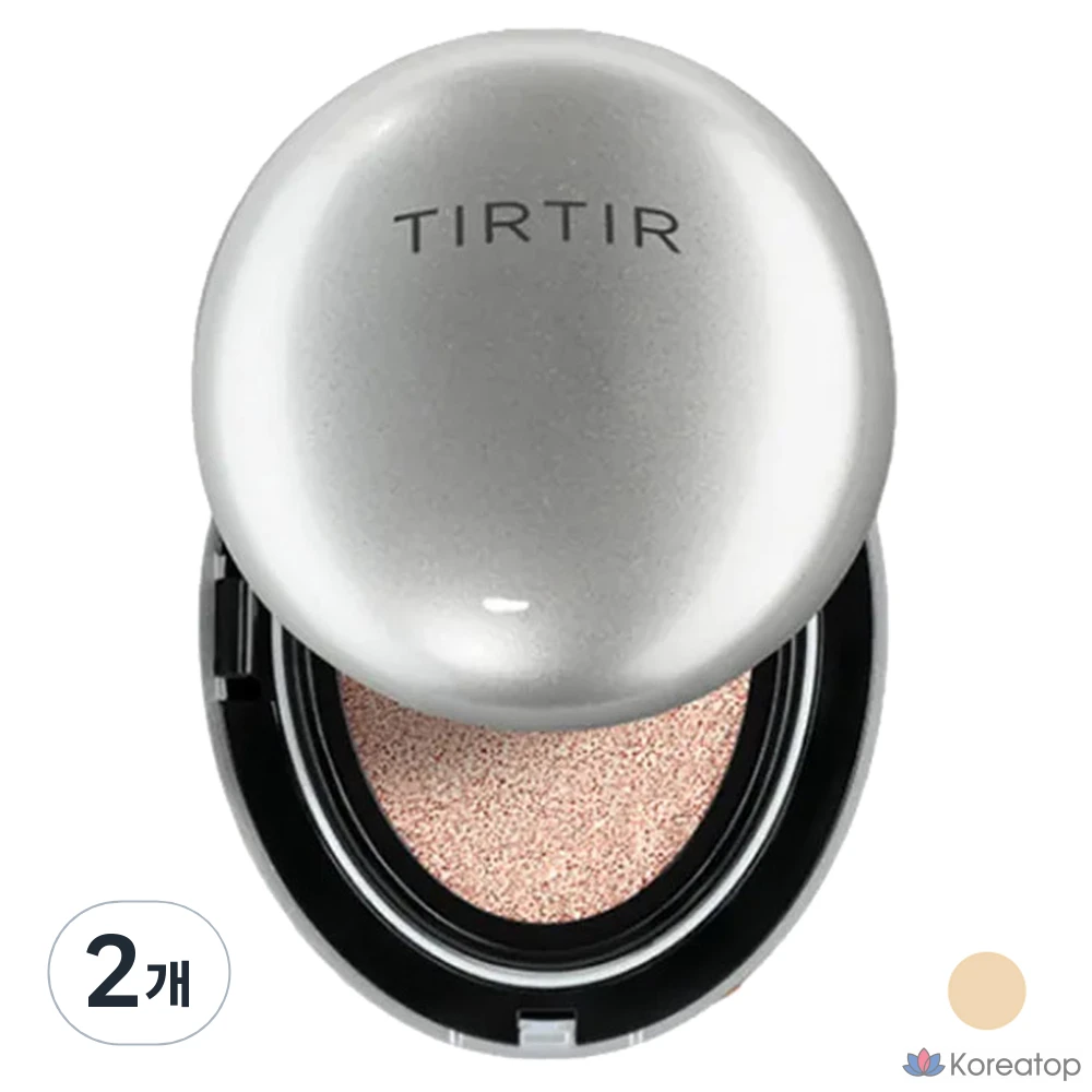Кушон TIRTIR Mask Fit Aura Cushion, оттенок 21N Ivory, 4.5 г, 2 шт.