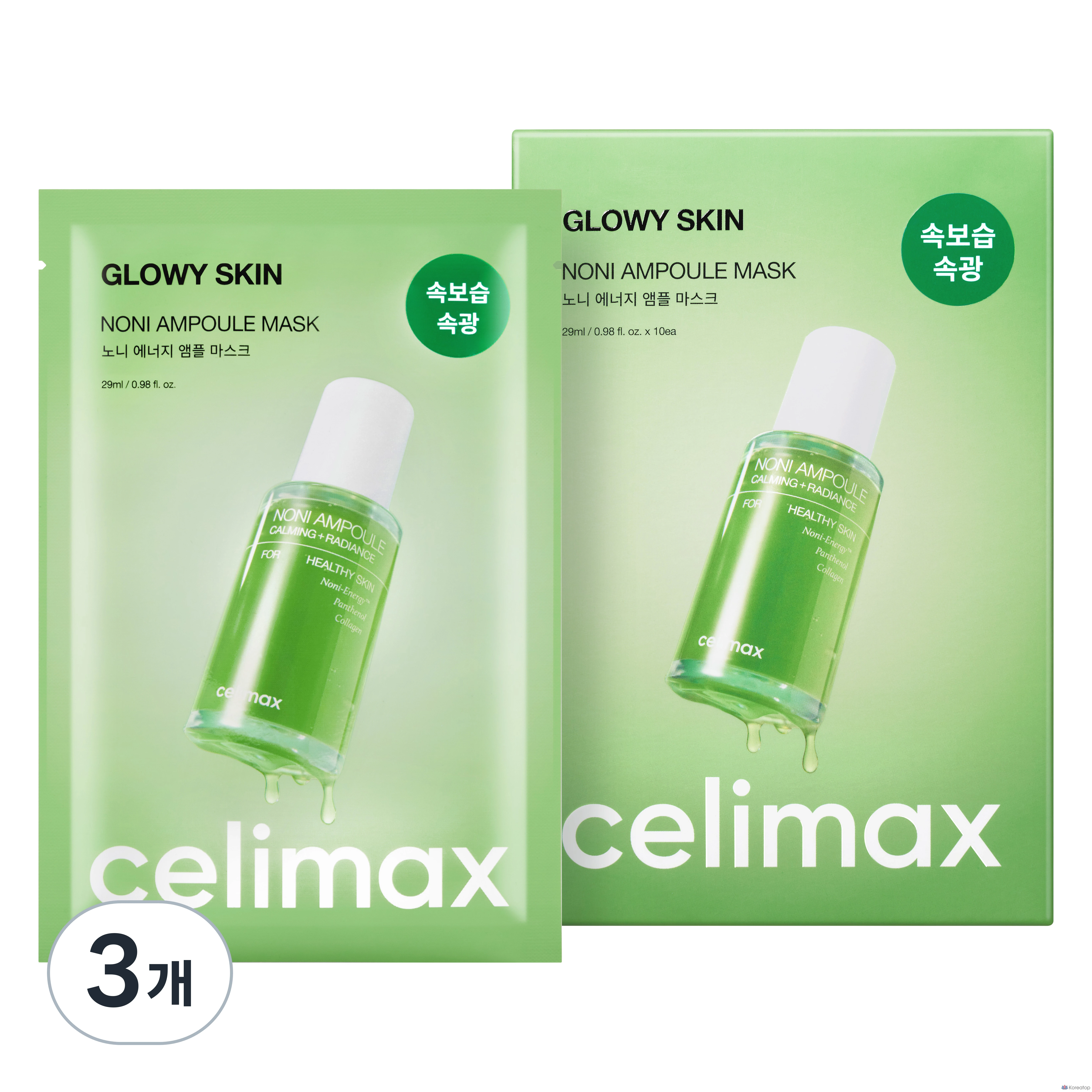 Тканевая маска для лица Celimax Noni Ampoule Mask, 30 шт.