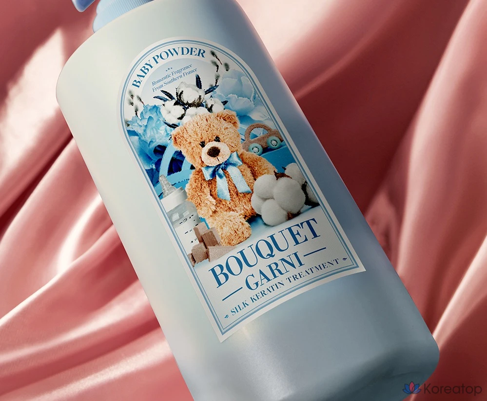 Кондиционер-тритмент Bouquet Garni Silk Keratin Treatment Baby Powder, 1 л, 1 шт.