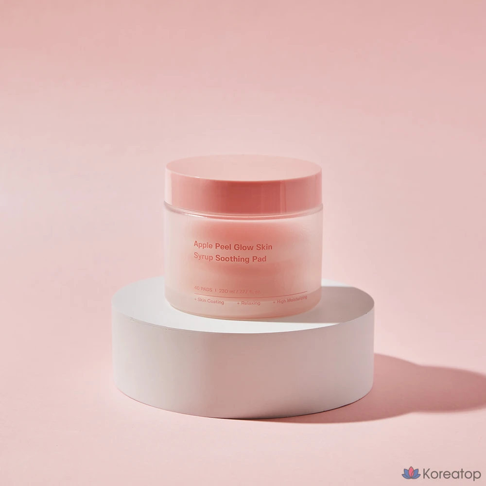 Пилинг-пэды Sungboon Editor Apple Peel Smooth Glow Syrup Soothing Pad, 230 мл, 40 шт.