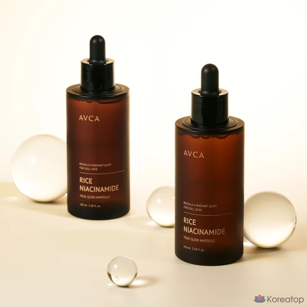Ампульная сыворотка AVCA True Glow Rice & Niacinamide Ampoule, 100 мл, 1 шт.