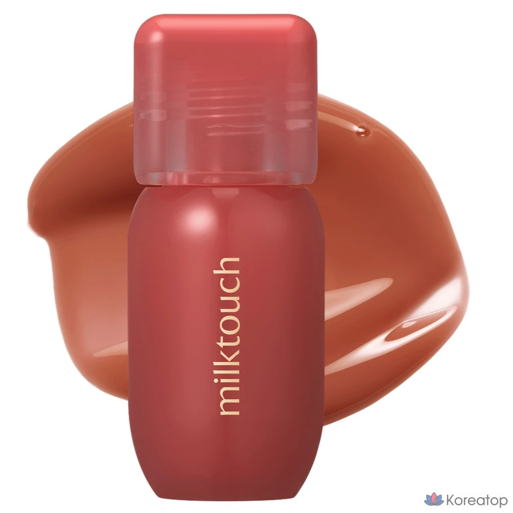 Тинт для губ Milk Touch Glow Fit Color Stain Lip Tint, оттенок 07 Nutty Drop, 1 шт.